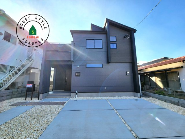 福岡市西区横浜2丁目第1-1棟（1号棟）の前面道路含む現地写真|見学の時間などお気軽にお問い合わせ下さい。