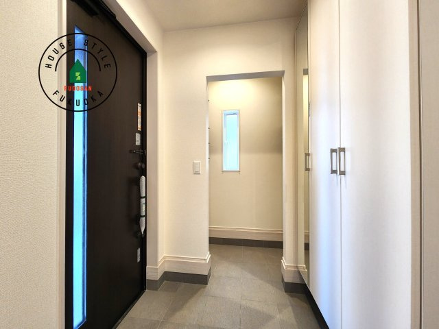 福岡市西区横浜2丁目第1-1棟（1号棟）の内観：施工例|二重ロックでしっかり防犯対策ができます。