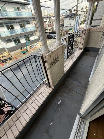 シティハイム長居公園通のバルコニー