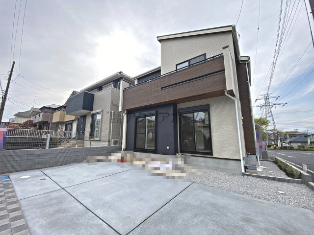 入間市久保稲荷4丁目・全1棟　新築一戸建　～南東×北東角地～の外観