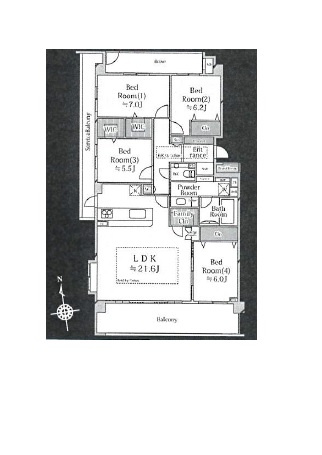 【間取り】 | コスモ横浜本牧シーサイドテラス