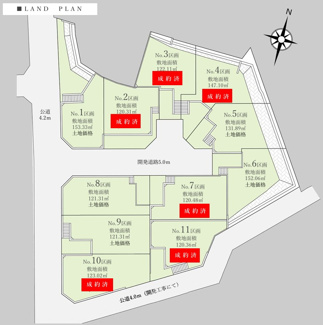 【土地図】 | 【仲介手数料無料！！】多摩市連光寺3丁目　建築条件付き売地（全11区画）第6区画　1980万円
