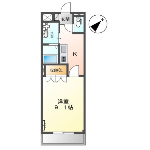 【間取り】 | パルティールＫ