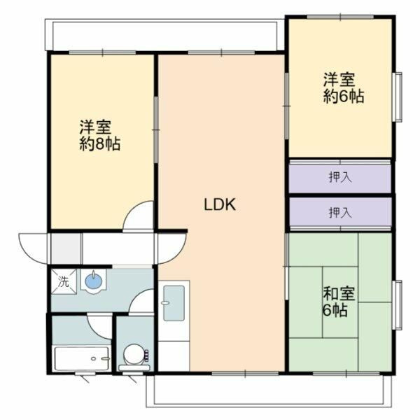 グリーンハイツミユキ　　刈谷市近郊の賃貸ならクラスホーム刈谷店の間取り