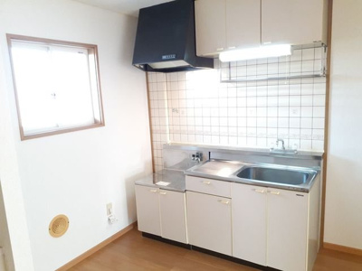 【キッチン】 | ポテトハイムＢ | きれいなキッチンです