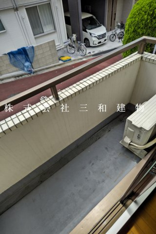 センチュリーパレスのバルコニー