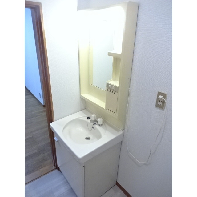 清光荘の洗面所