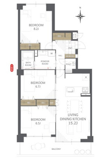 【間取り】ライオンズマンション川西多田 
