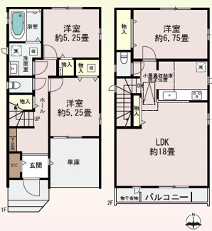 【間取り】 | 高槻市柱本6丁目　新築戸建