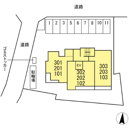 プライム レジデンスの区画図