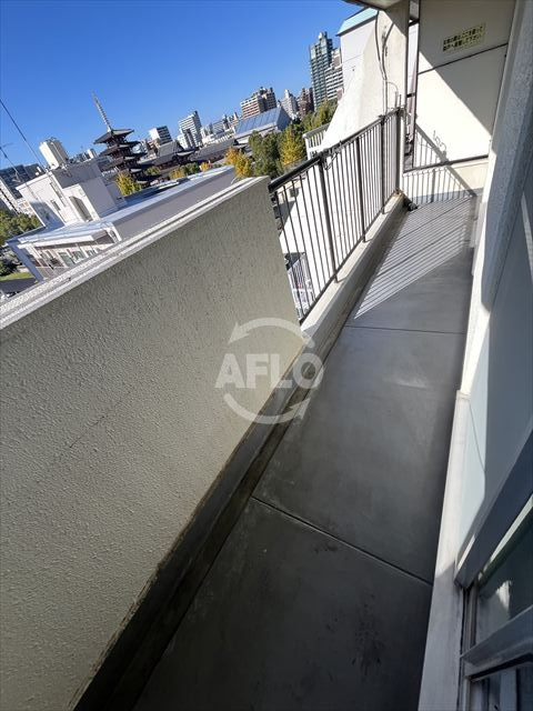 グランドール天王寺のバルコニー|グランドール天王寺　バルコニー