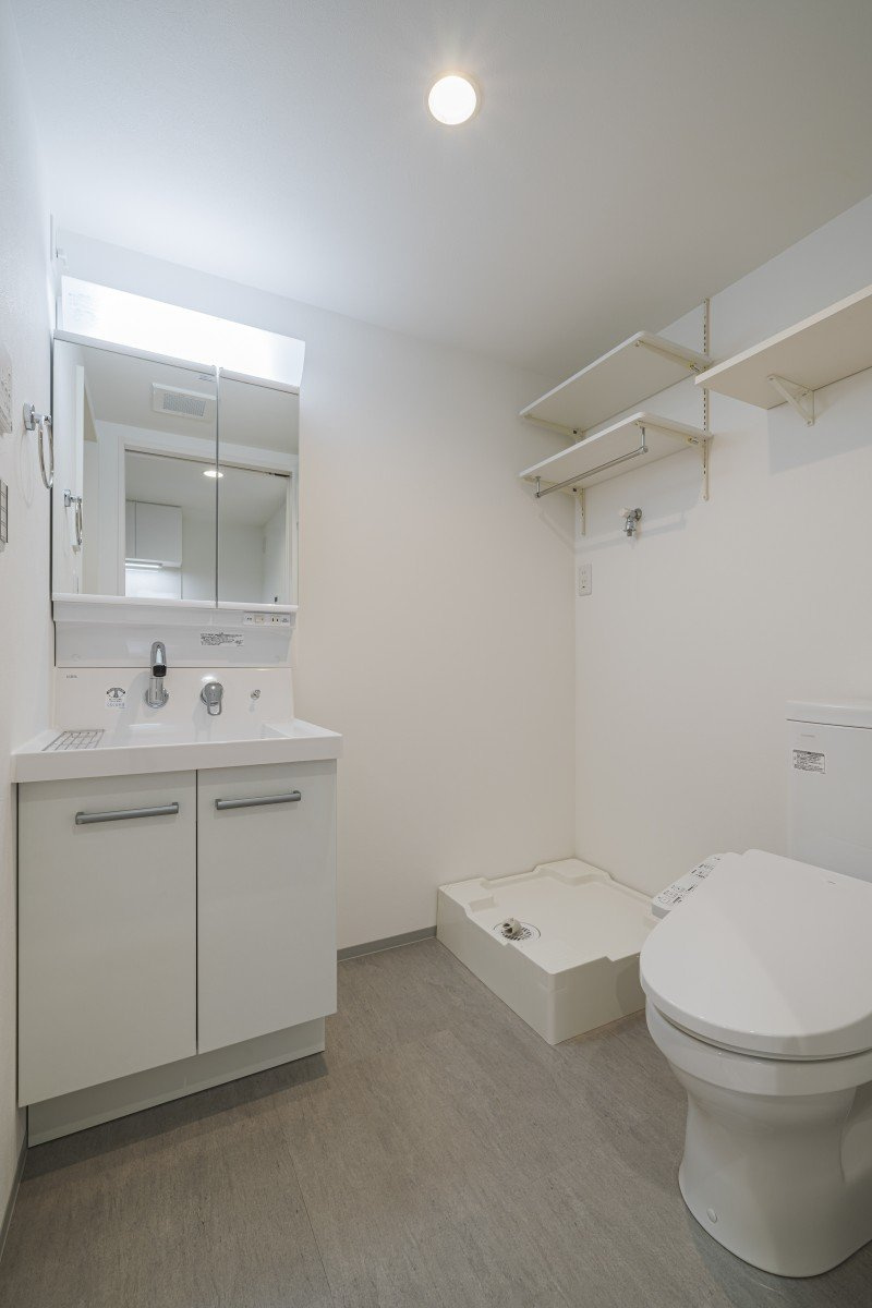 robot home 鉄道博物館Ⅱの独立洗面台