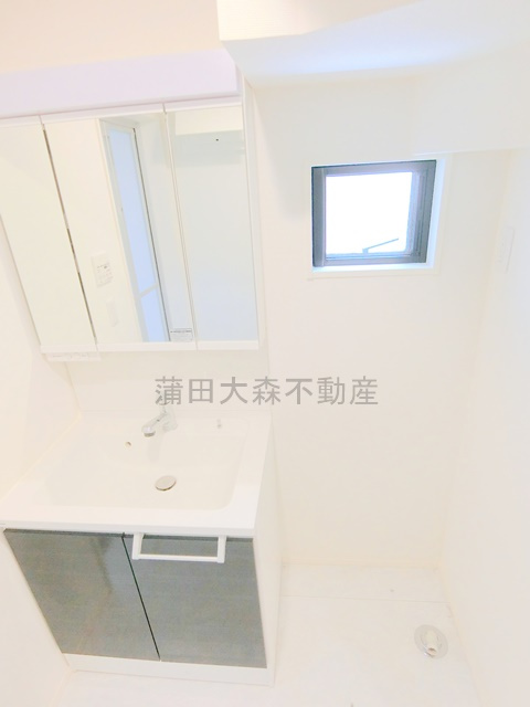 Kolet蒲田#11の洗面所|独立洗面台と室内洗濯機置き場