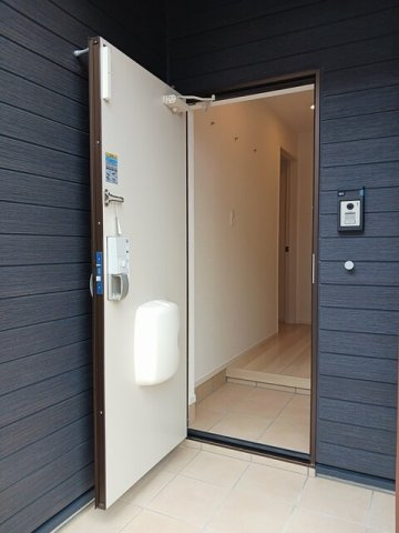 プランドールＢの玄関|シンプルで使いやすい玄関です