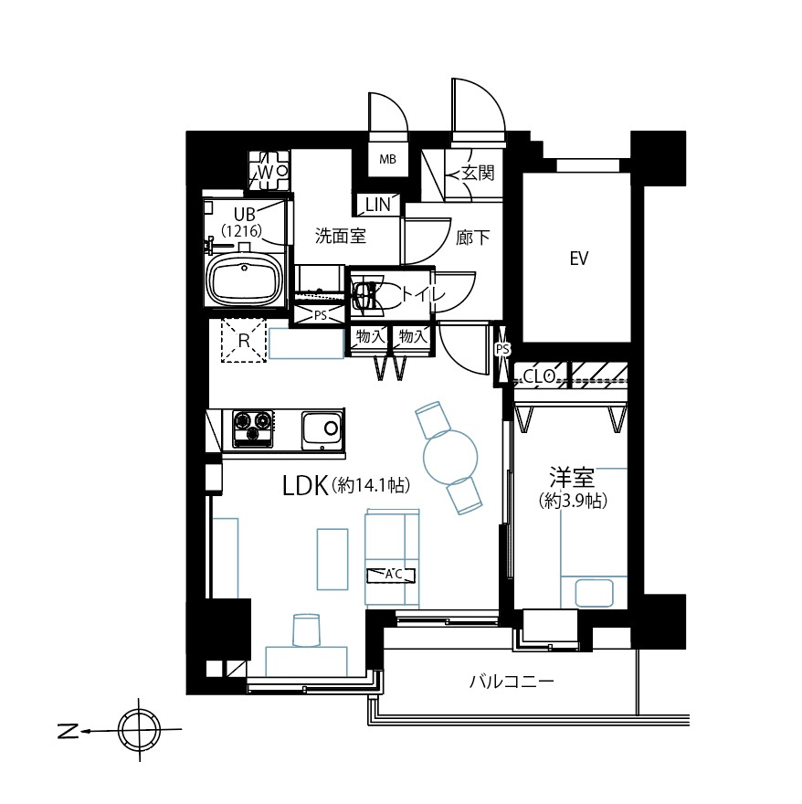 ウイン南千住エクシオンの間取り|新規フルリノベーション施工が完了致しましたのでいつでも内覧が可能です。安心のアフターサービス保証付きですのでご購入後も安心して暮らせます。