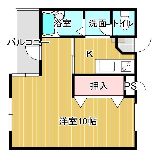 メゾンキャンパスIIの間取り