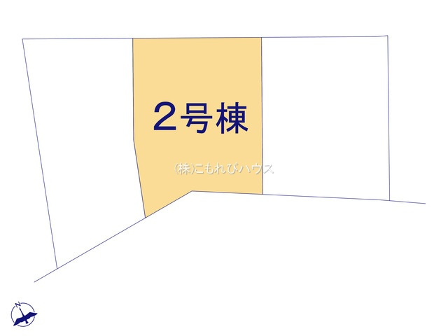 鴻巣市鴻巣第2　新築一戸建て　リーブルガーデン　02の区画図|2号棟