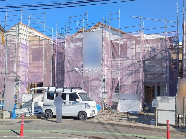 鴻巣市鴻巣第2　新築一戸建て　リーブルガーデン　02の前面道路含む現地写真|撮影：'25/12/22