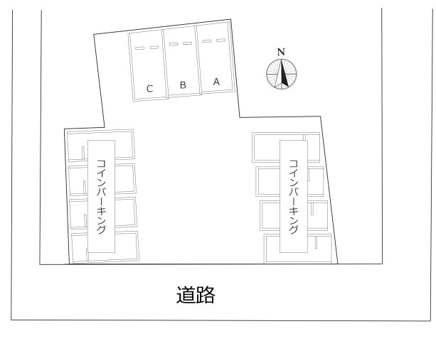プラスパークス稲荷台第一の区画図