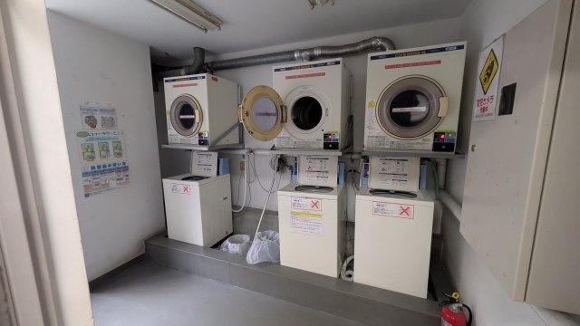 ラフイネ東銀座のその他共用部分|ランドリーコーナー