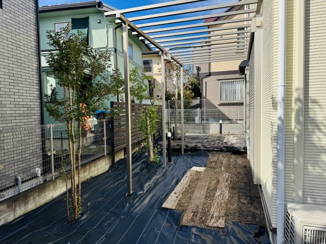 八王子市　元八王子町　中古戸建ての庭|～ガーデニングなども楽しめる庭付き～