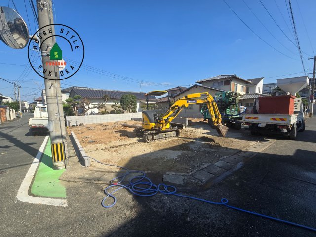 福岡市南区屋形原1丁目第1-2棟（1号棟）の外観|デザイン性のある外観です。