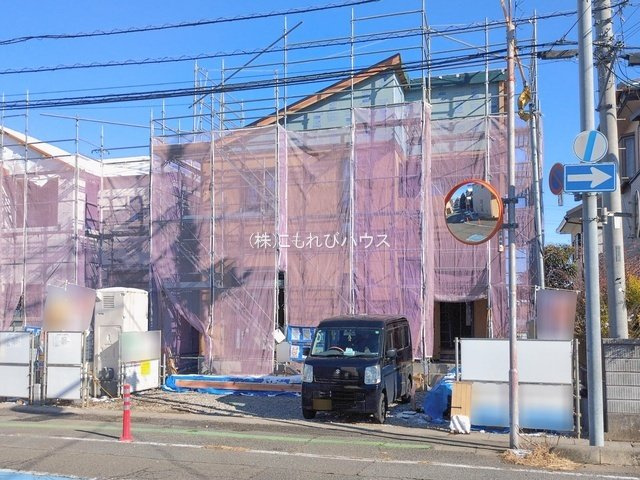 鴻巣市鴻巣第2　新築一戸建て　リーブルガーデン　03の前面道路含む現地写真|撮影：'25/12/08