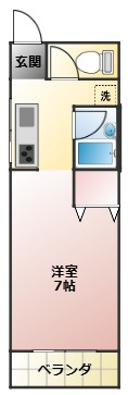 【間取り】 | パルムAⅡ