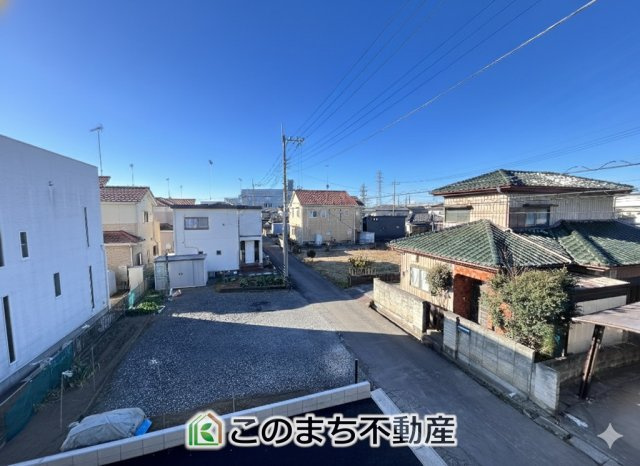 CRADLEGARDEN小山市間々田第11　1号棟の展望|バルコニーからの眺めです！
