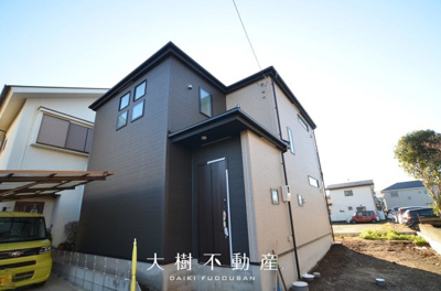 【外観】 | 海老名市社家３丁目 新築戸建て 全1棟【仲介手数料無料】 | ※令和7年12月中旬に撮影