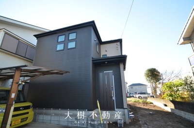 【外観】 | 海老名市社家３丁目 新築戸建て 全1棟【仲介手数料無料】 | ※令和7年12月中旬に撮影