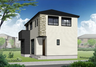 【外観】 | 綾瀬市深谷上7丁目  3号棟 第1 | イメージパース（完成時に現況と異なる場合は現況優先となります）