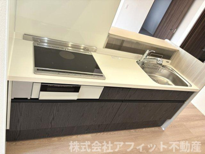 【キッチン】 | ラフィーネ南蔵王 | IHクッキングヒーター付き