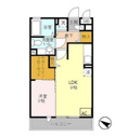 【間取り】 | 使いやすい1LDKの間取りです