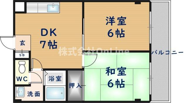 プレアール恩智の間取り