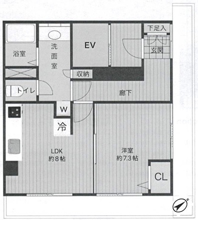 【間取り】 | 桔梗ハイツ西五反田