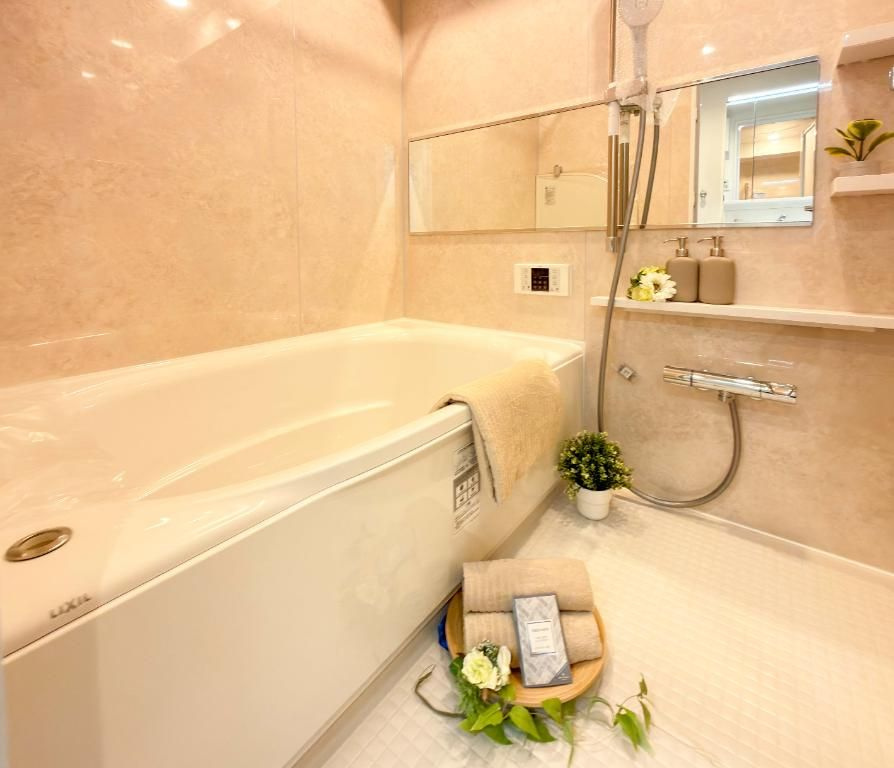 調布市下石原３丁目の中古マンションの浴室