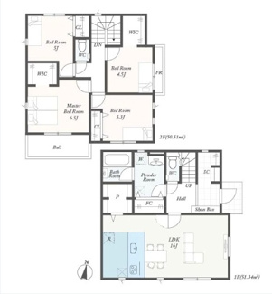 【外観】 | 綾瀬市深谷上7丁目  4号棟 第1 | イメージパース（完成時に現況と異なる場合は現況優先となります）