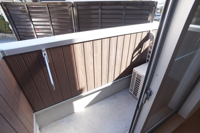 フルール宝塚Ⅱのバルコニー