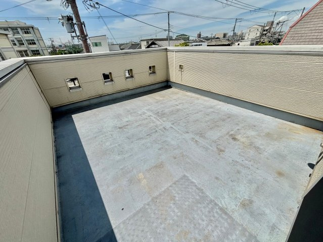 三和町戸建のバルコニー