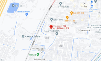 【地図】 | 水無瀬青葉ハイツ12号棟