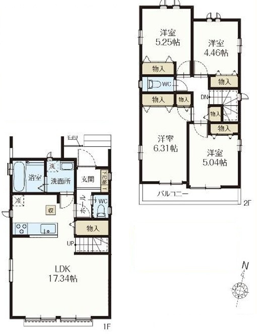 新座市石神4丁目　新築一戸建　西武池袋線　東久留米