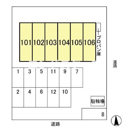 リビオンＨ＆Ｍの区画図|高崎、前橋エリアのお部屋探しはエンドスケープまで！お客様の理想お聞かせ下さい♪