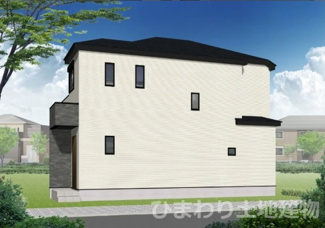 【外観】 | 綾瀬市深谷上7丁目  5号棟 第1 | イメージパース（完成時に現況と異なる場合は現況優先となります）