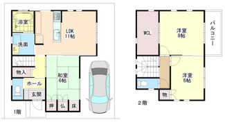 【間取り】 | ■100万円値下げしました■空家になりました■茨木市大池２丁目 | ■平成17年11月建築
■住友林業株式会社の注文建築
■阪急京都線「茨木市」駅徒歩約15分