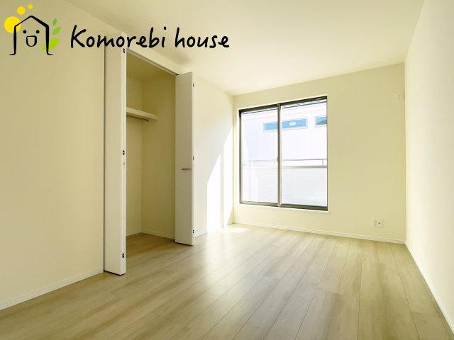 北本宮内　2期　新築一戸建て　ハートフルタウン　Gの寝室|ゆとりの広さです