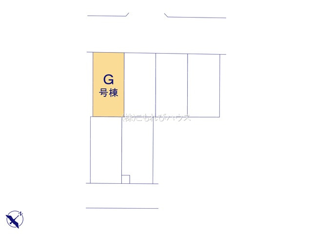 北本宮内　2期　新築一戸建て　ハートフルタウン　Gの区画図|G号棟