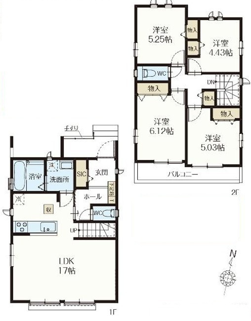 新座市石神4丁目　新築一戸建　西武池袋線　東久留米