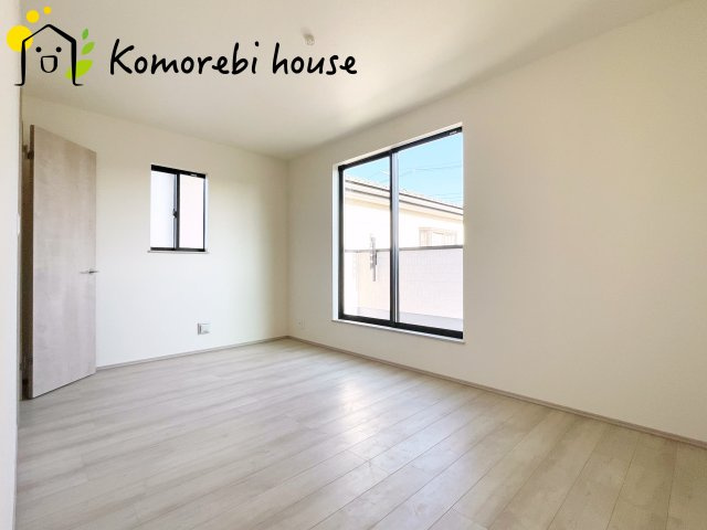 上尾市原市北1丁目20番　新築一戸建て　Bの洋室|洋室です