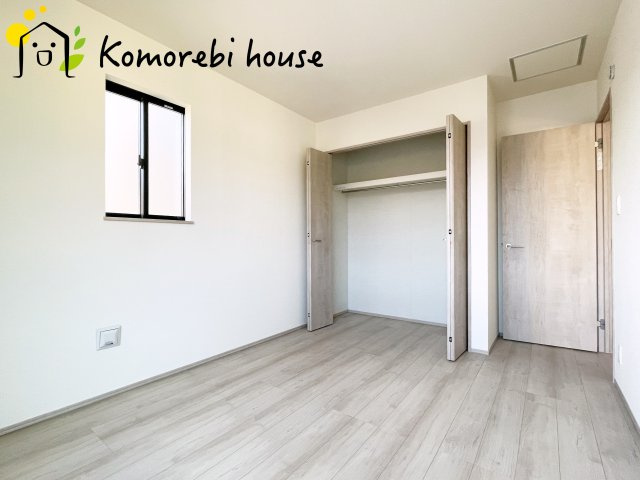 上尾市原市北1丁目20番　新築一戸建て　Bの寝室|ゆとりの広さです